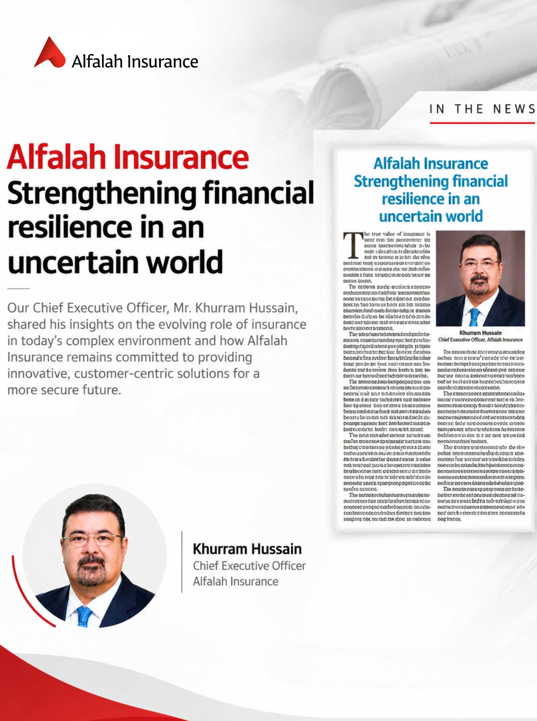 Alfalah Insurance Strengthening financial resilience in an uncertain world